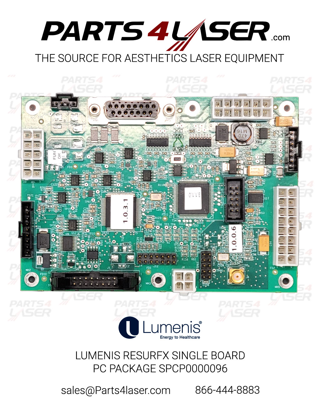 LUMENIS RESURFX SINGLE BOARD PC PACKAGE SPCP0000096 LUPC3743 - Image 2