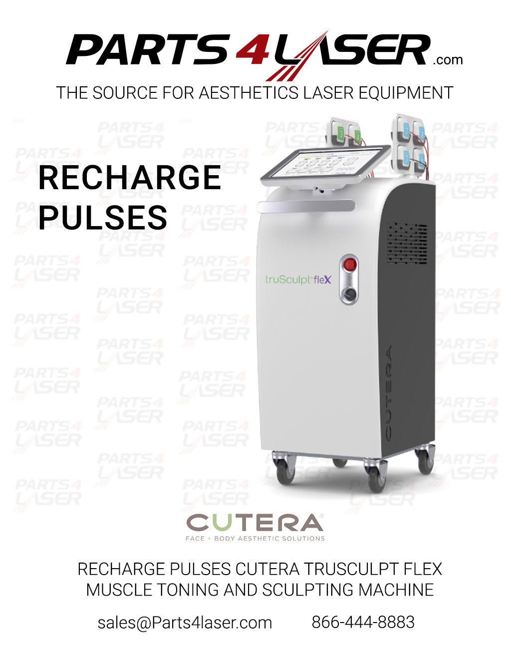 RECHARGE PULSES CUTERA TRUSCULPT FLEX MUSCLE TONING AND SCULPTING MACHINE
