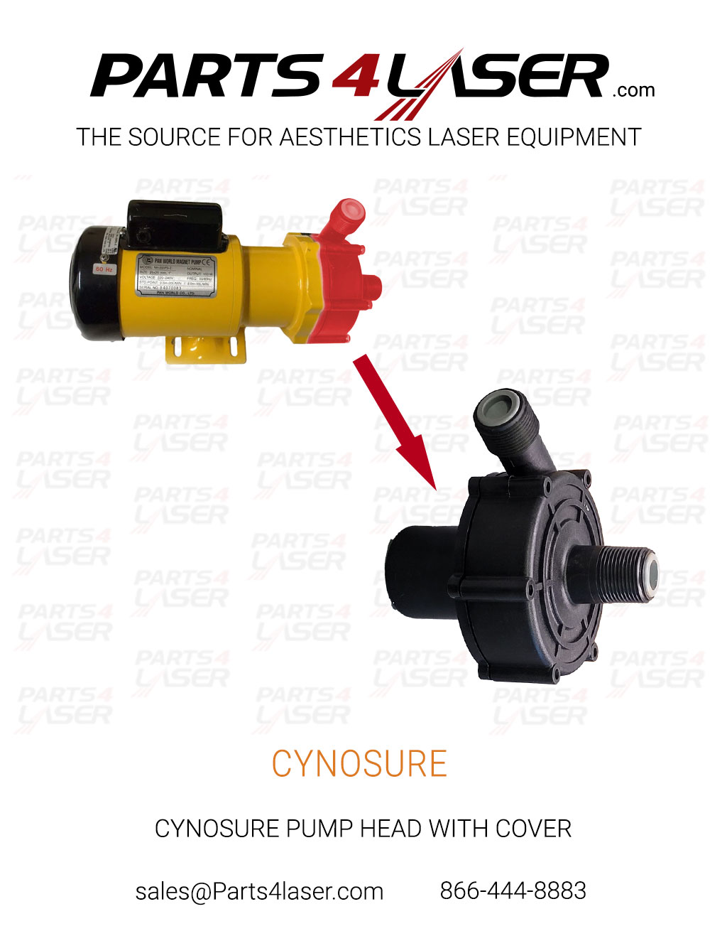 CYNOSURE ELITE + PUMP HEAD WITH COVER CYPU3788 - Image 3
