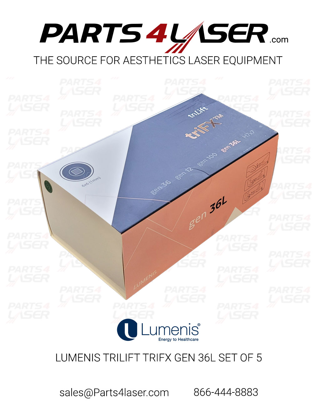 LUMENIS TRILIFT TRIFX GEN 36L SET OF 5