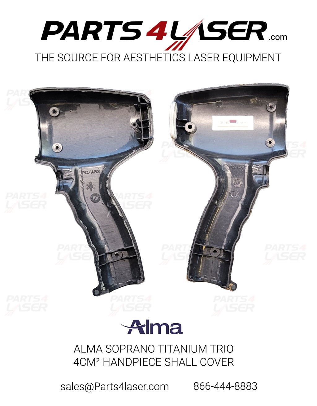 ALMA SOPRANO TITANIUM TRIO 4CM² HANDPIECE SHALL COVER - Image 2