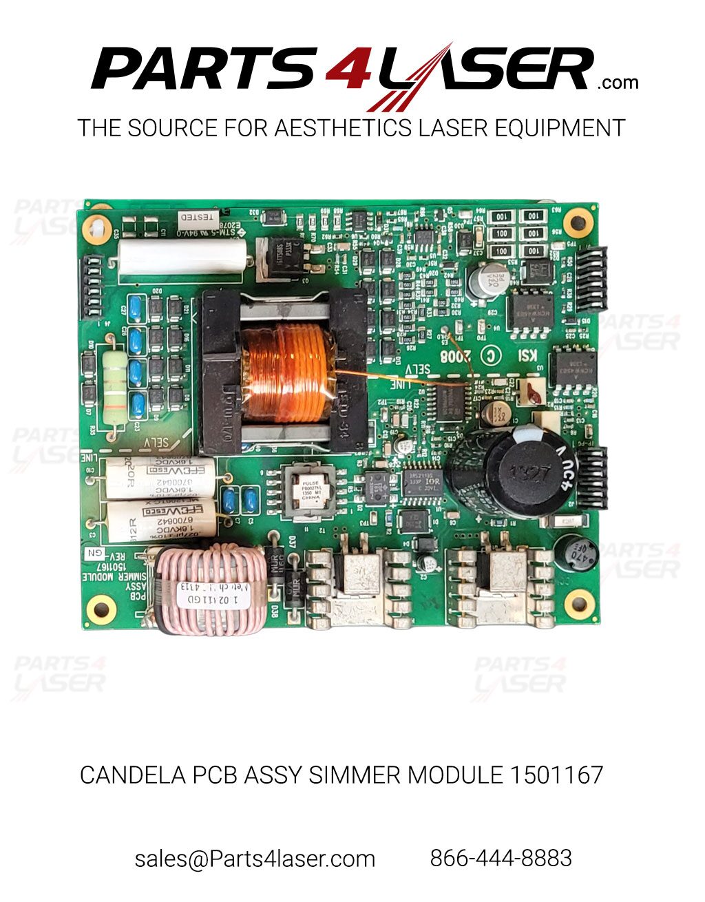 POWER SUPPLY BOARD PCB FOR CANDELA®1501167 CAPS3786