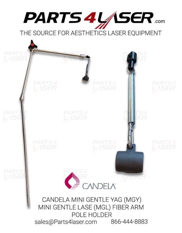 CANDELA MINI GENTLE LASE, MGL, MINI GENTLE YAG, MGY FIBER ARM POLE HOLDER