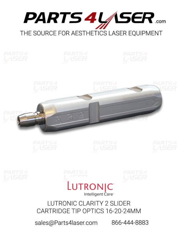 LUTRONIC CLARITY 2 SLIDER CARTRIDGE TIP OPTICS 16-20-24MM LTOP3810