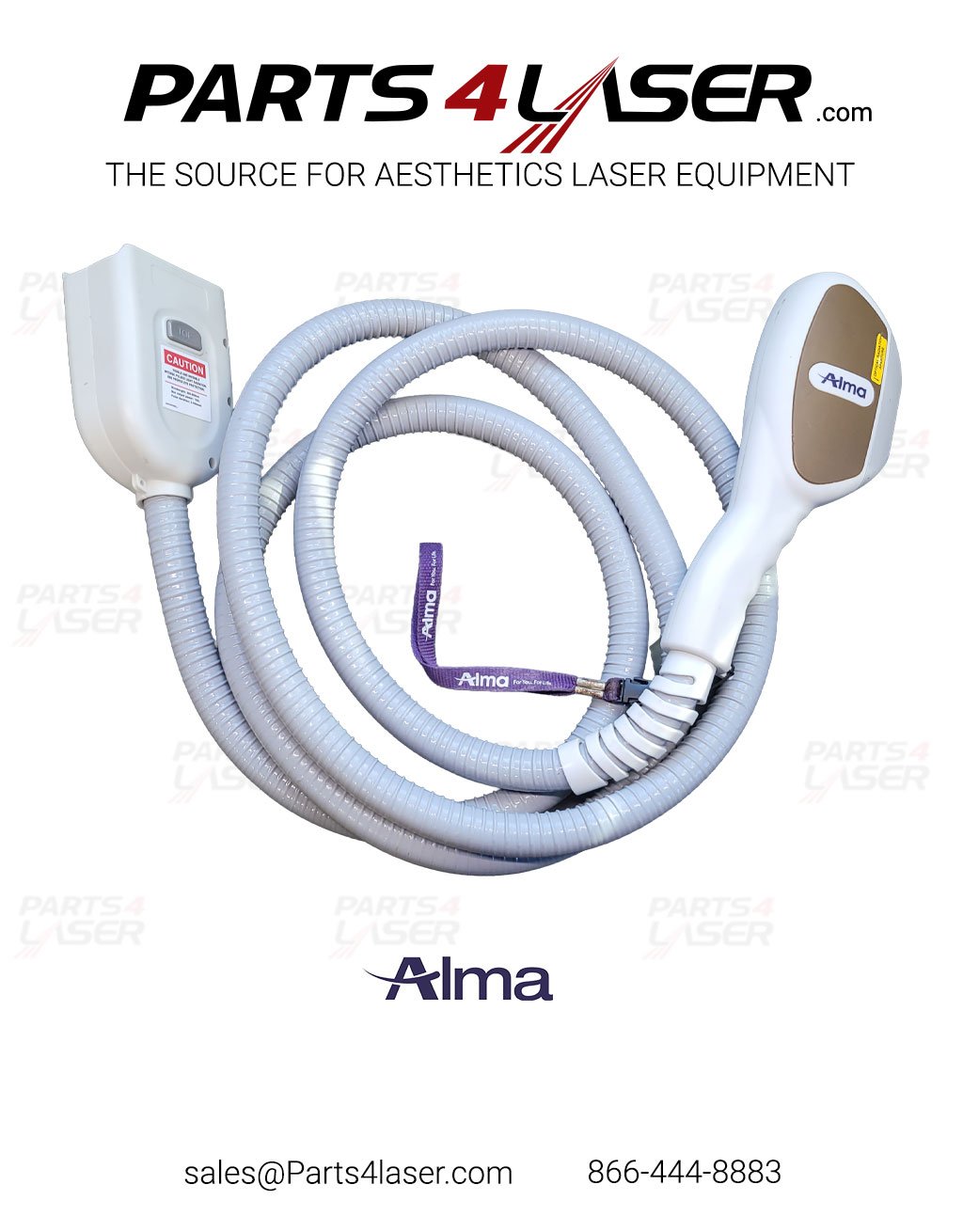 ALMA HARMONY / REJUVE SHR HANDPIECE REFURBISHED ZERO PULSES