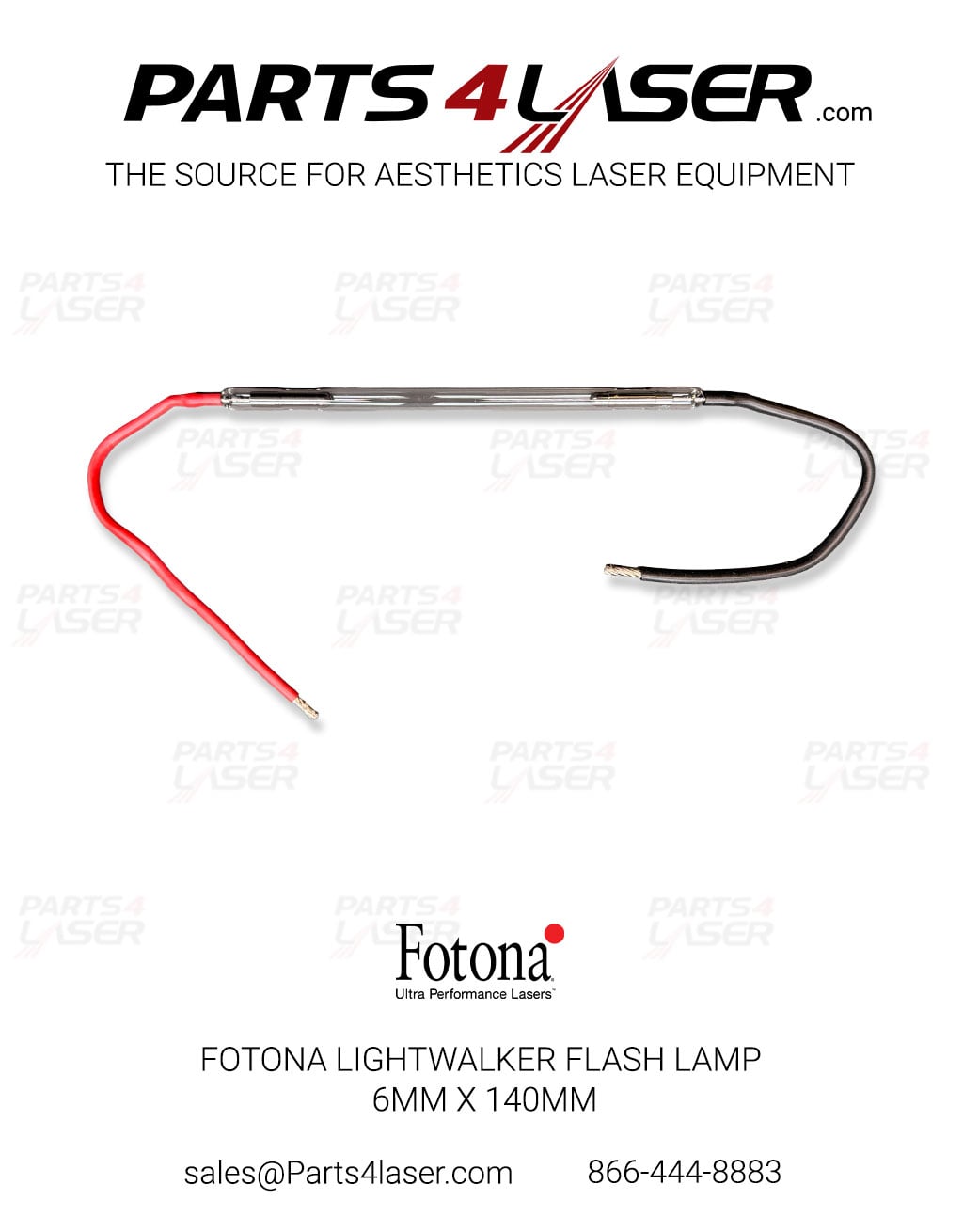 FOTONA LIGHTWALKER® FLASH LAMP 6MM X 140MM FOFL3796