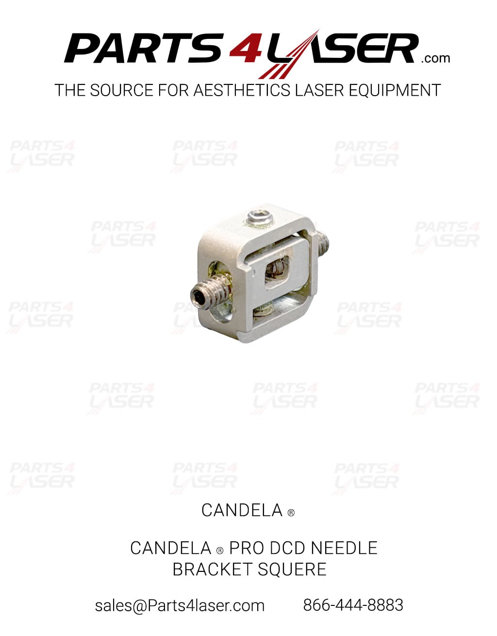 CANDELA ® PRO DCD NEEDLE BRACKET SQUERE CACN1394-A