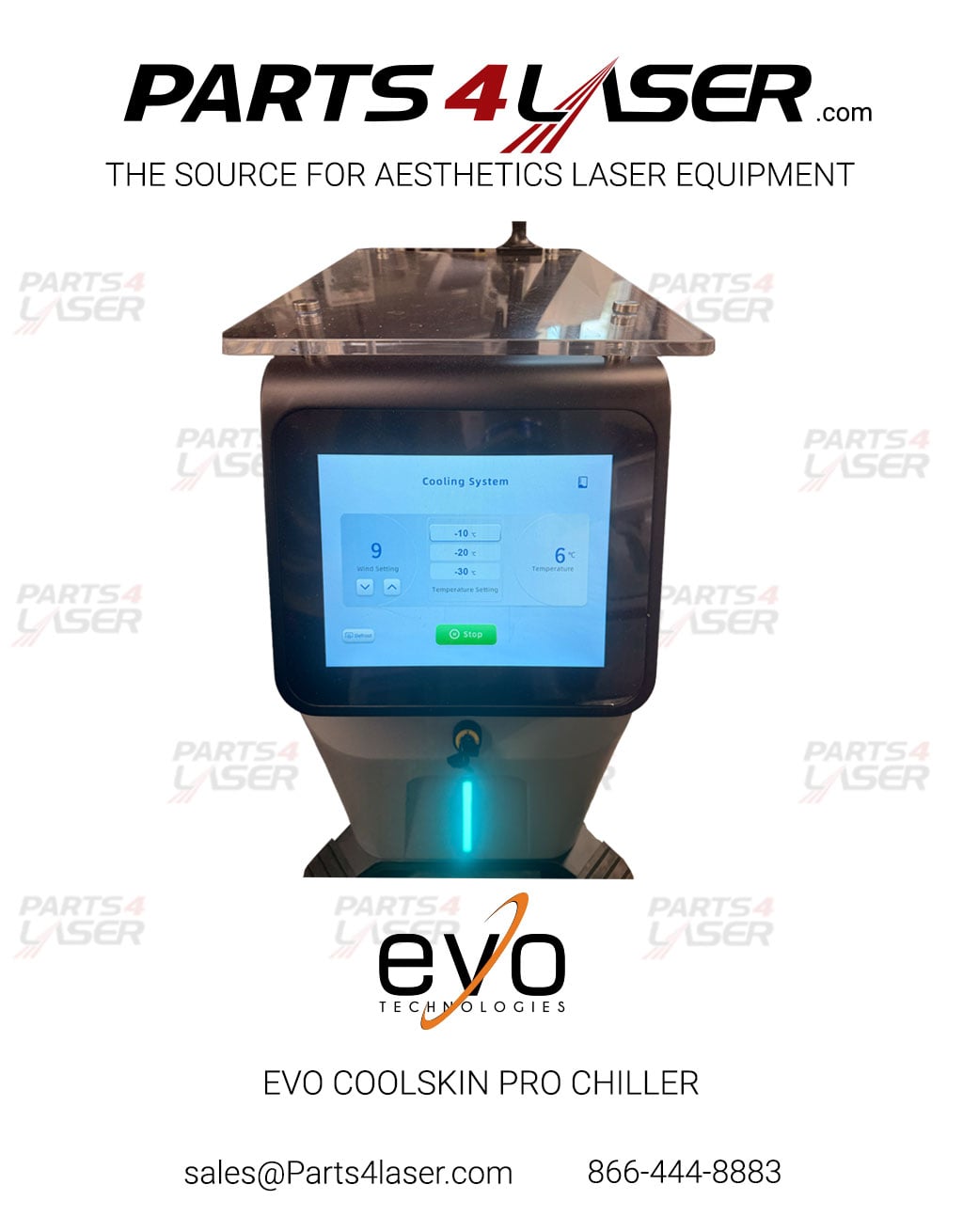 EVO COOLSKIN PRO CHILLER CRYO MACHINE EVMA3876 - Image 2