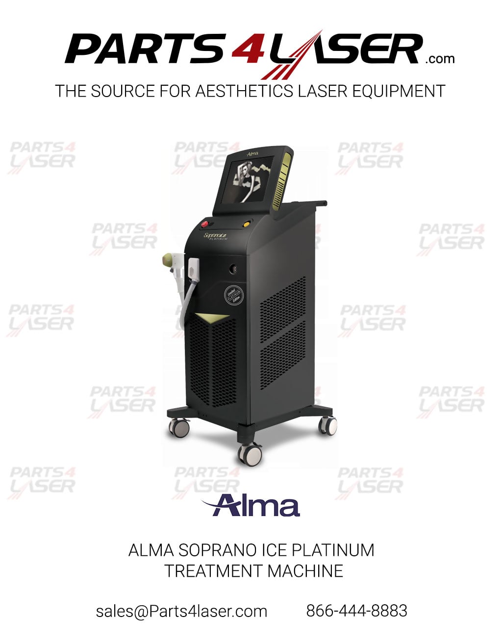 ALMA SOPRANO ICE PLATINUM TREATMENT MACHINE