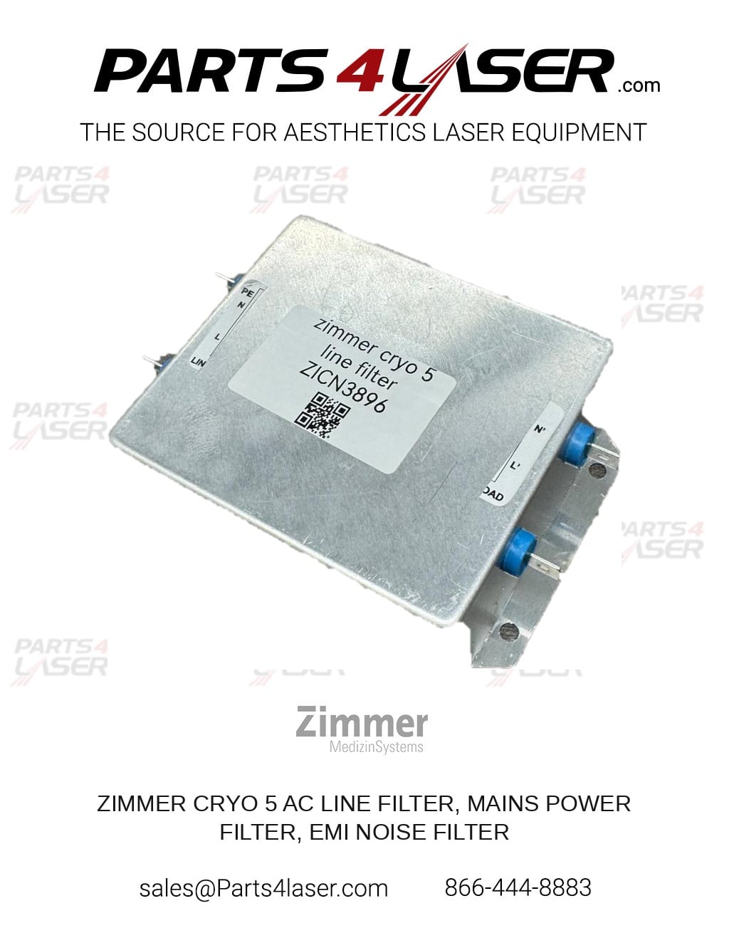 ZIMMER CRYO 5 AC LINE FILTER, MAINS POWER FILTER, EMI NOISE FILTER ZICN3896 F43 - Image 2