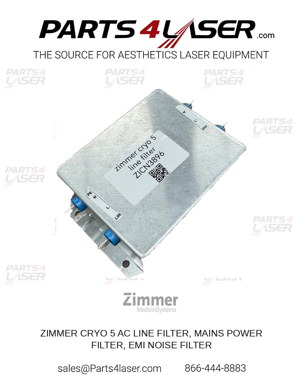 ZIMMER CRYO 5 AC LINE FILTER, MAINS POWER FILTER, EMI NOISE FILTER ZICN3896 F43 - Image 3